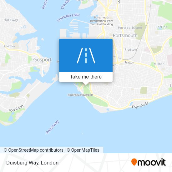 Duisburg Way map