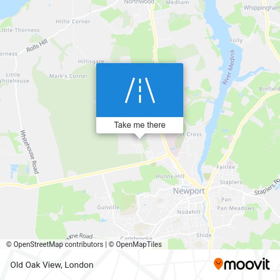 Old Oak View map