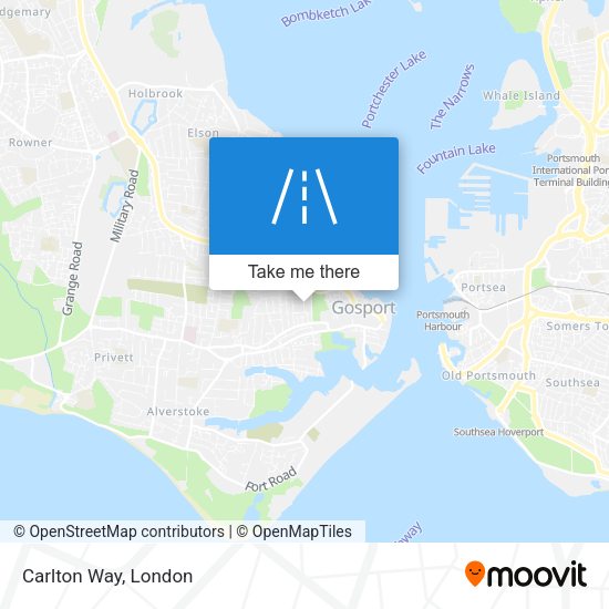 Carlton Way map
