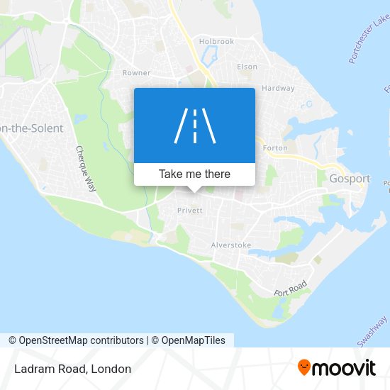 Ladram Road map