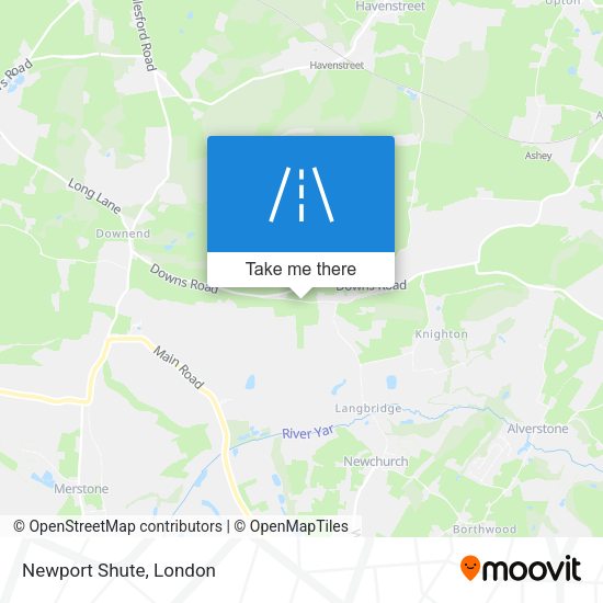 Newport Shute map