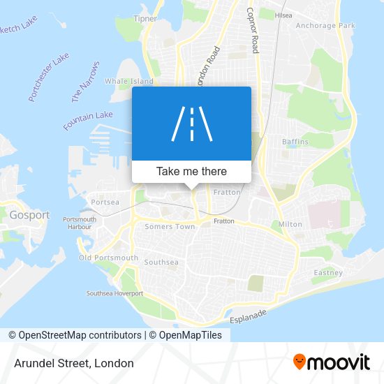 Arundel Street map