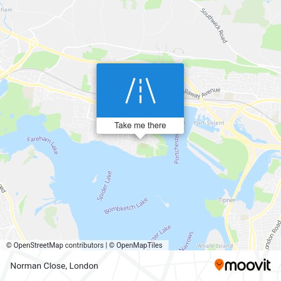 Norman Close map