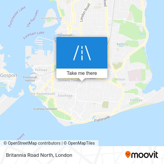 Britannia Road North map