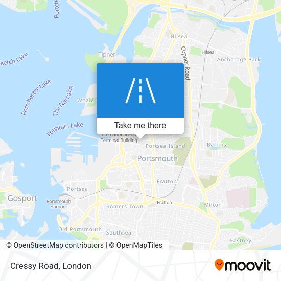 Cressy Road map