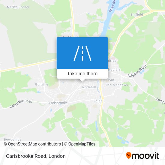 Carisbrooke Road map