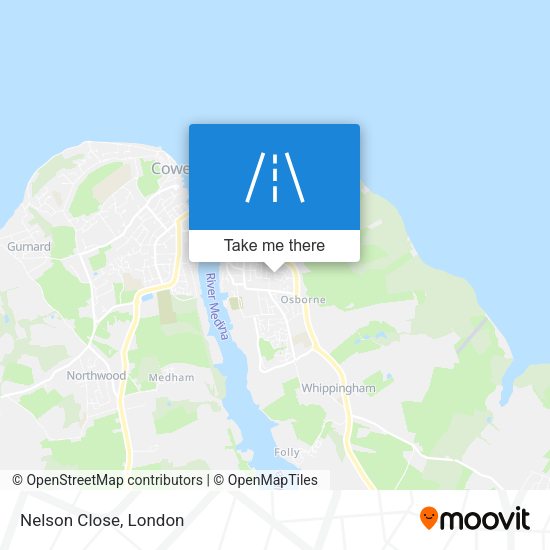 Nelson Close map