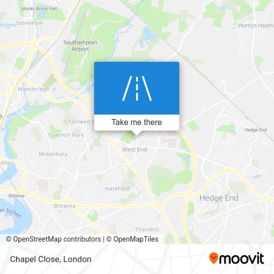 Chapel Close map