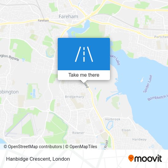Hanbidge Crescent map