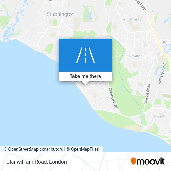 Clanwilliam Road map