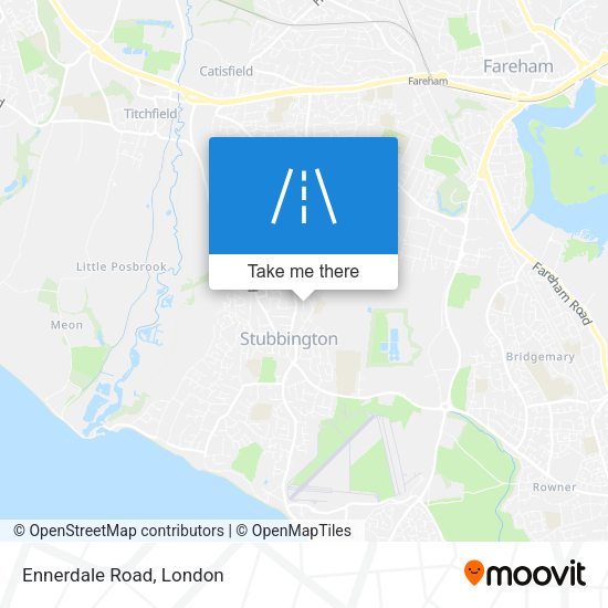 Ennerdale Road map