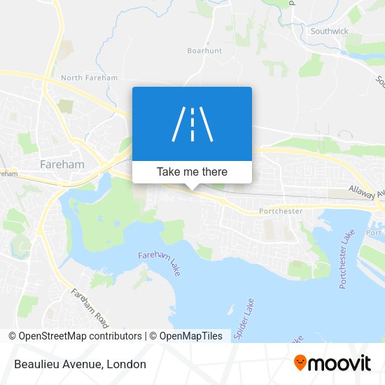 Beaulieu Avenue map