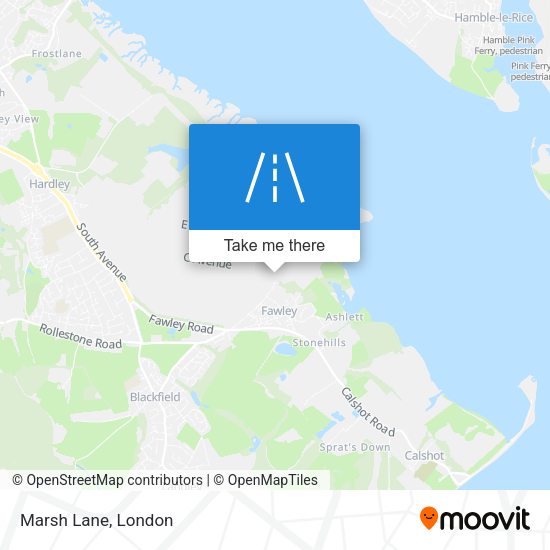 Marsh Lane map