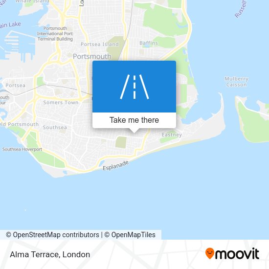 Alma Terrace map