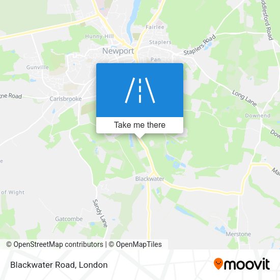 Blackwater Road map