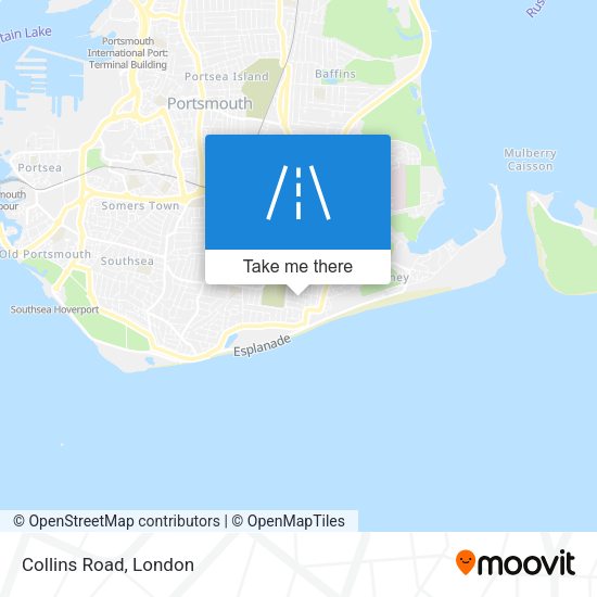 Collins Road map