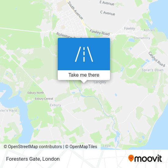 Foresters Gate map