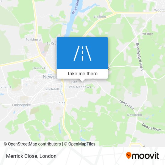 Merrick Close map