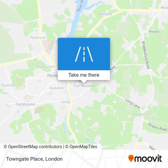 Towngate Place map