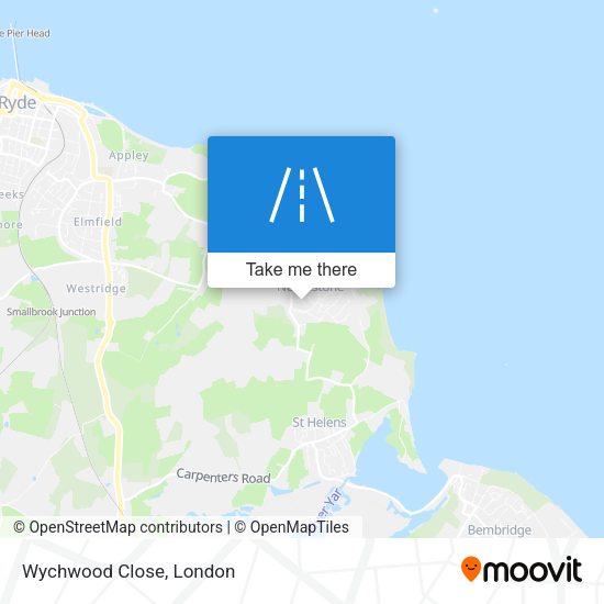 Wychwood Close map