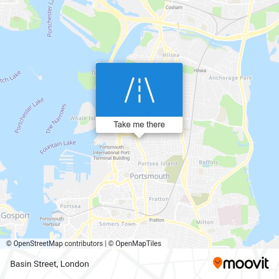 Basin Street map