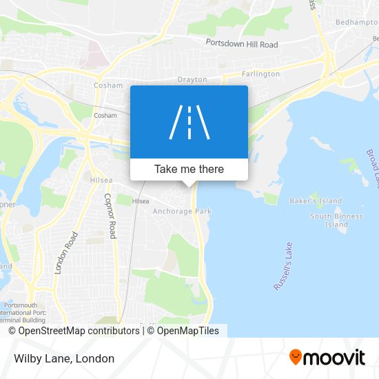 Wilby Lane map
