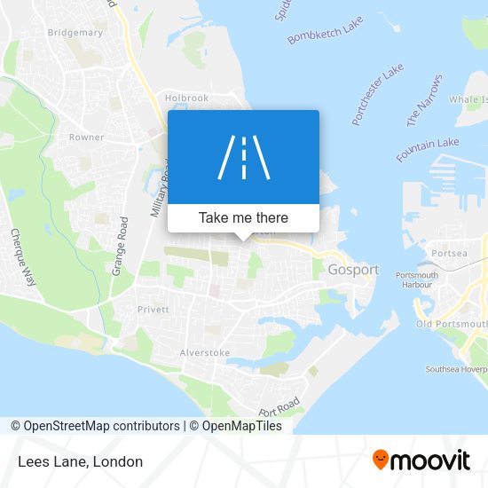 Lees Lane map