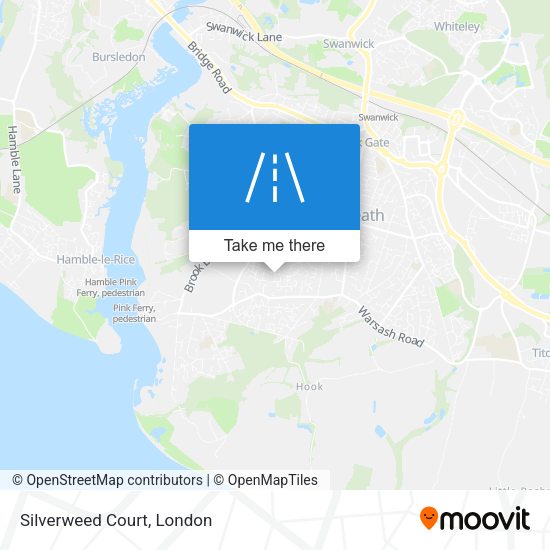 Silverweed Court map
