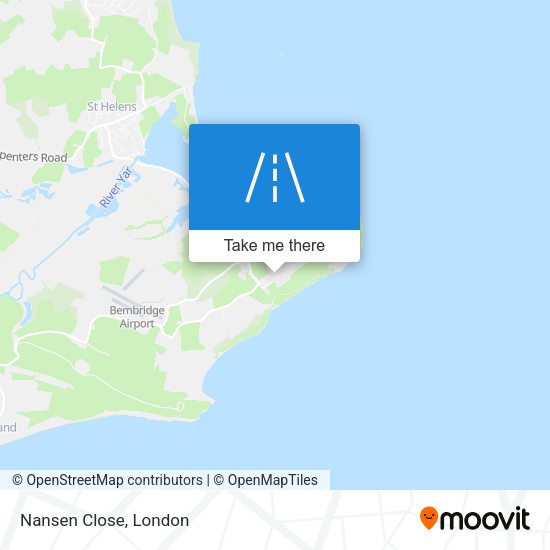 Nansen Close map