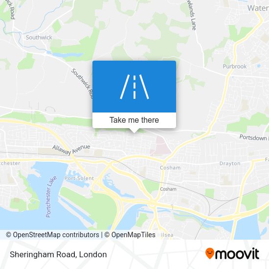 Sheringham Road map