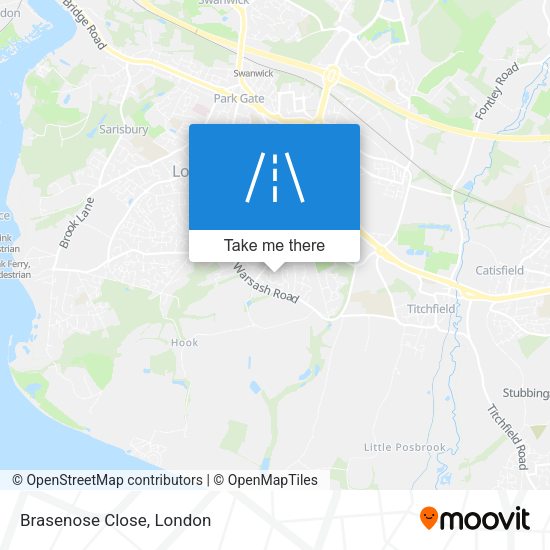 Brasenose Close map