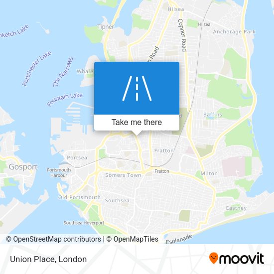 Union Place map