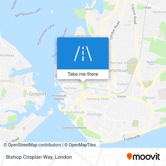 Bishop Crispian Way map