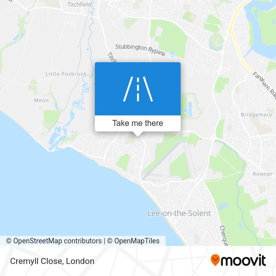 Cremyll Close map