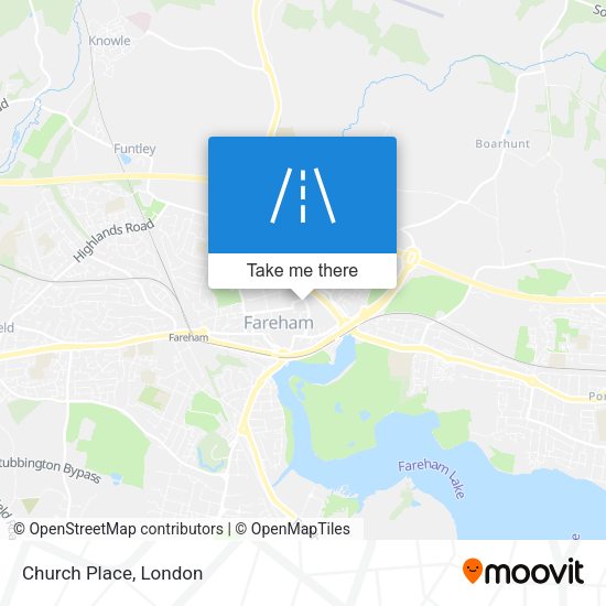 Church Place map