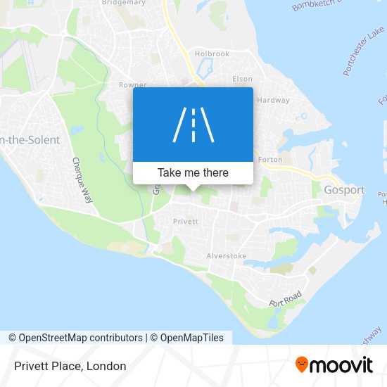 Privett Place map