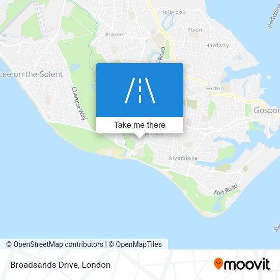 Broadsands Drive map