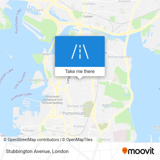 Stubbington Avenue map