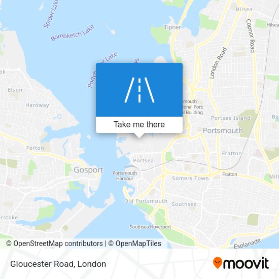 Gloucester Road map