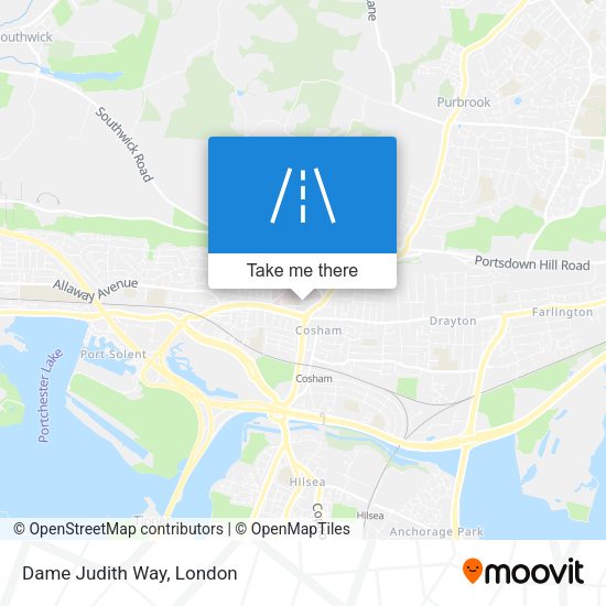 Dame Judith Way map