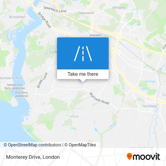 Monterey Drive map