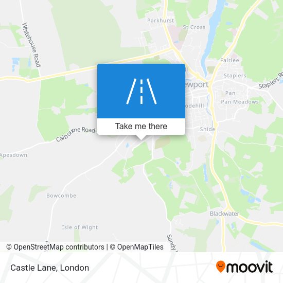 Castle Lane map