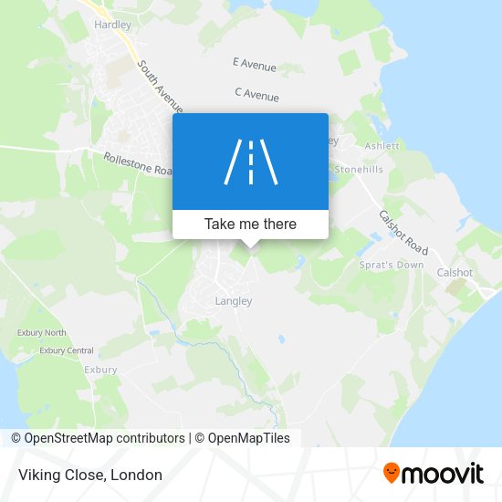 Viking Close map