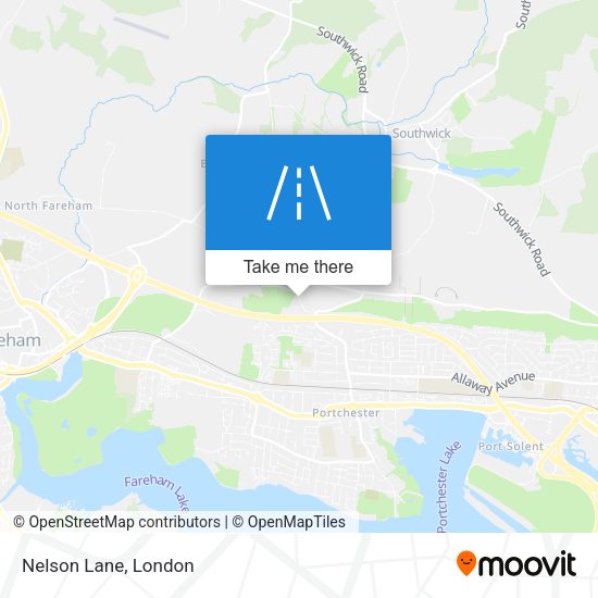 Nelson Lane map