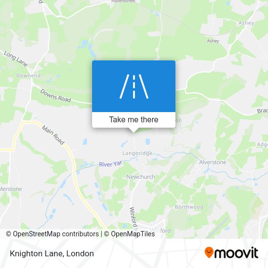Knighton Lane map