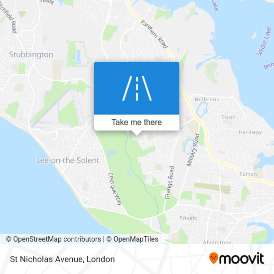 St Nicholas Avenue map