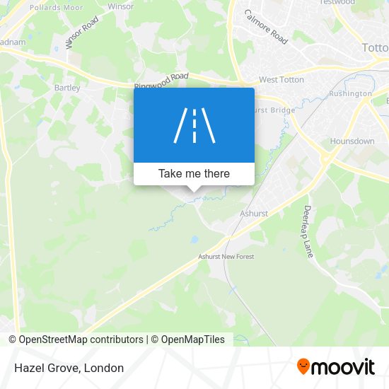 Hazel Grove map