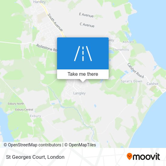 St Georges Court map