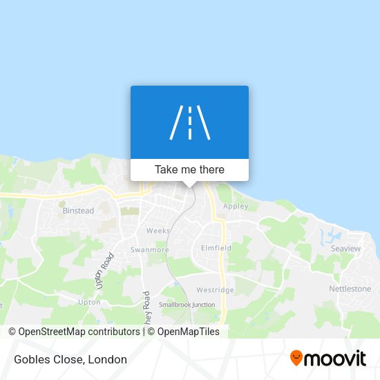 Gobles Close map