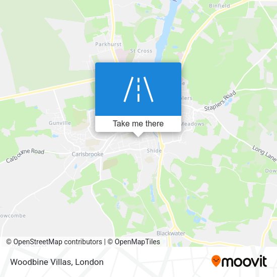 Woodbine Villas map